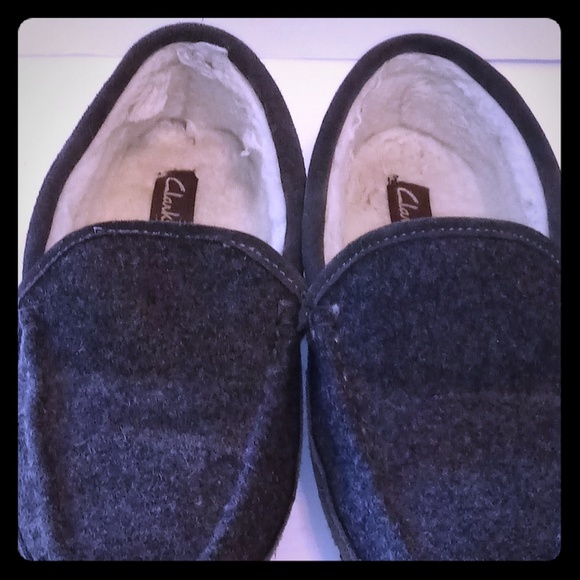 clarks mens bedroom slippers